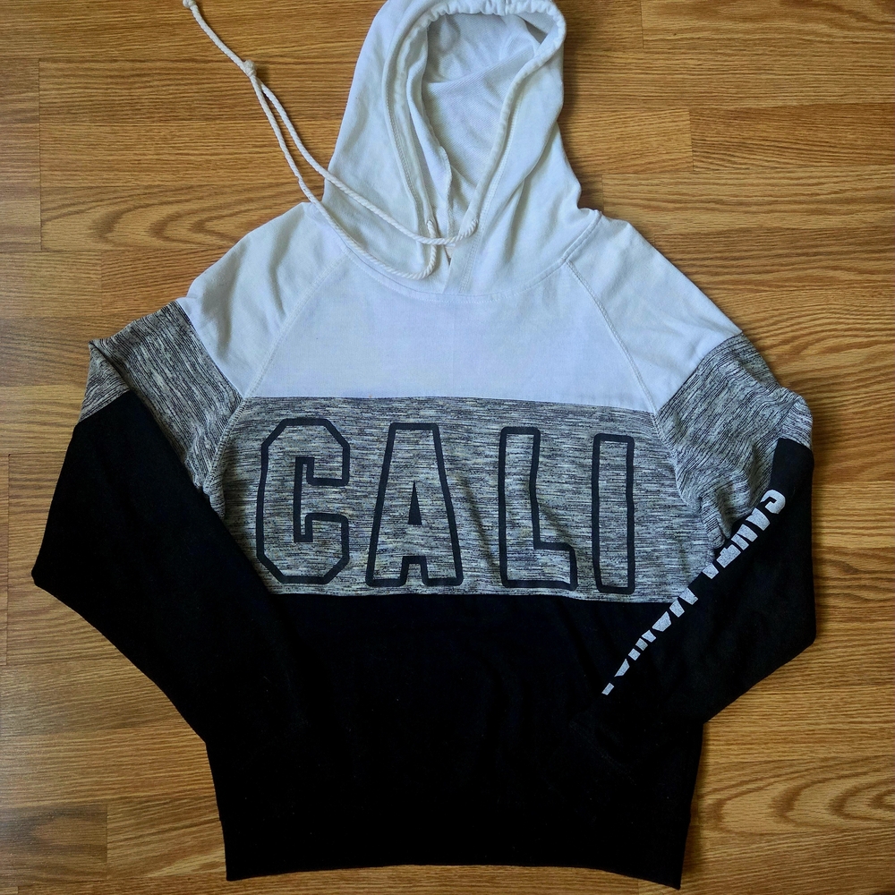CALI Black, Gray & White Hoodie